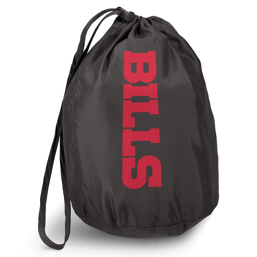 Buffalo Bills NFL x Darius Rucker Collection Black Packable Full-Zip Vest with Travel Bag Jacket99