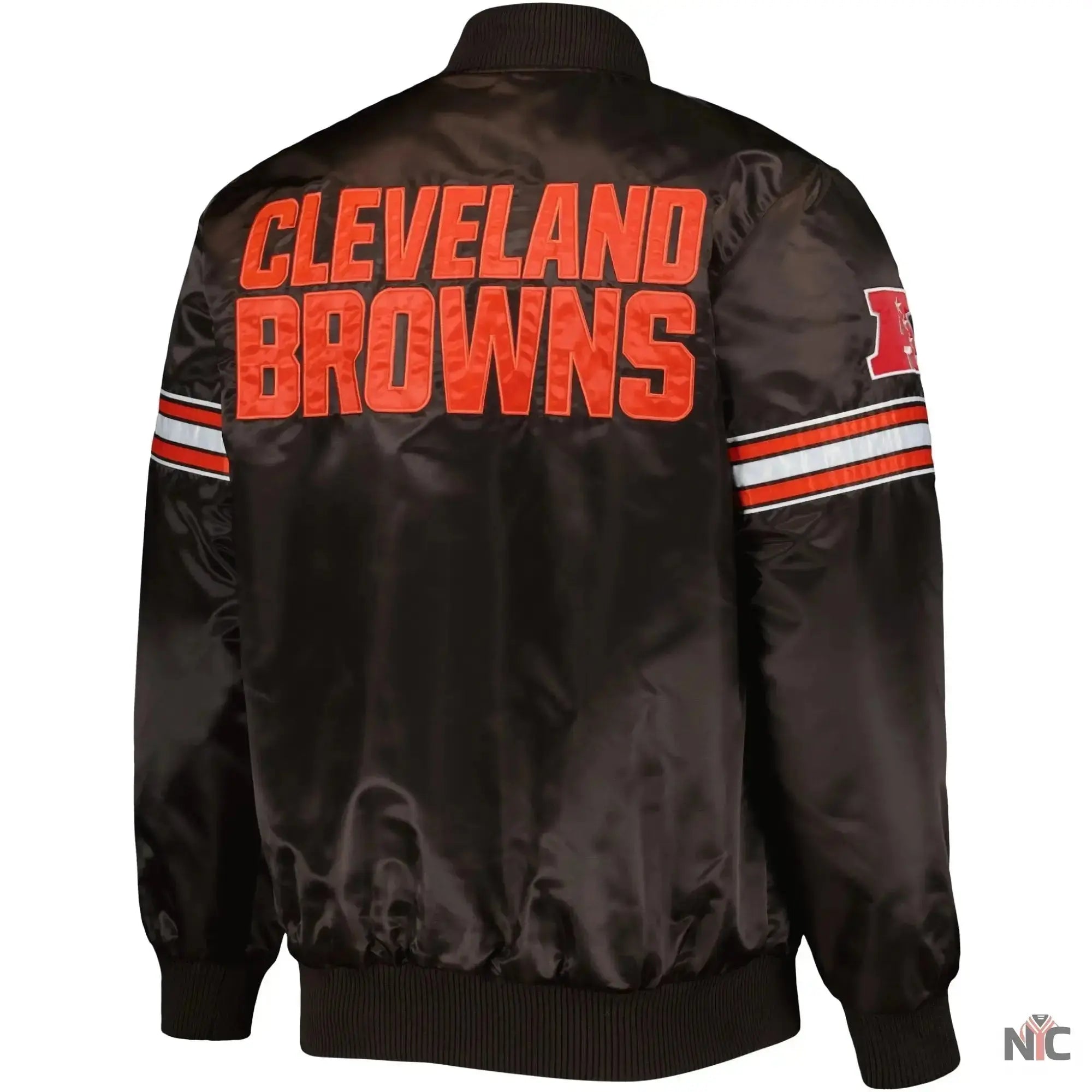 Cleveland Browns Starter The Pick and Roll Satin Jacket NYC Jackets