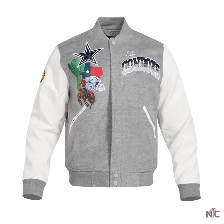 Dallas Cowboys Home Town Wool Varsity Jacket NYC Jackets