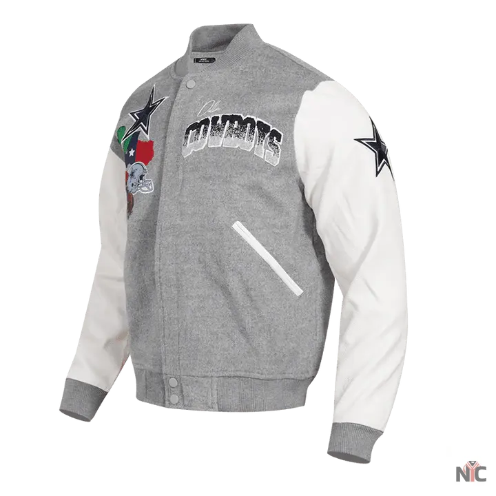 Dallas Cowboys Home Town Wool Varsity Jacket NYC Jackets