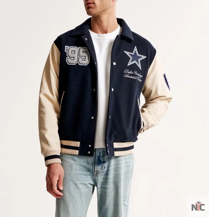 Dallas Cowboys Varsity Bomber Jacket NYC Jackets