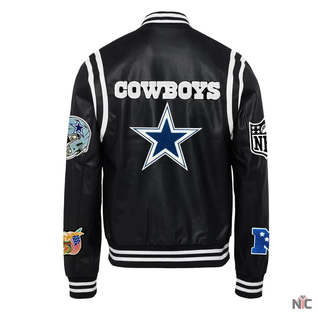 Dallas Cowboys Vegan Leather Jacket NYC Jackets