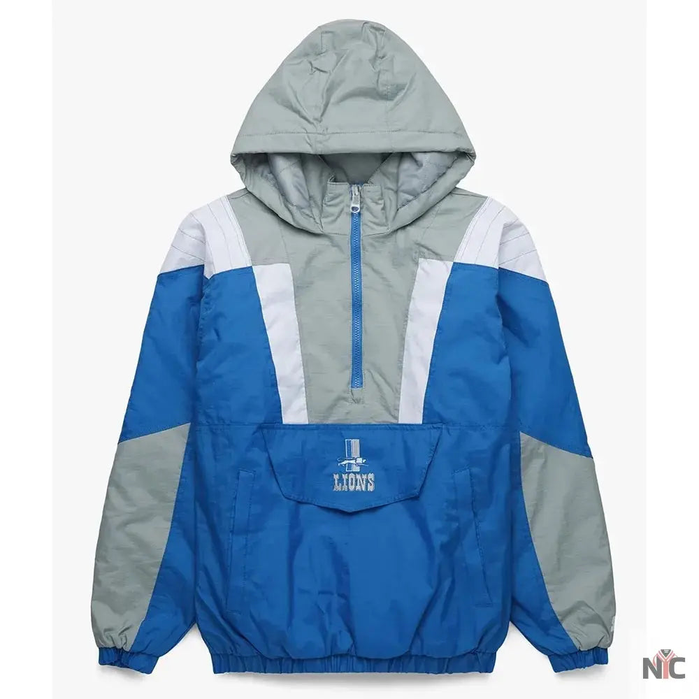 Detroit Lions Pullover Jacket NYC Jackets