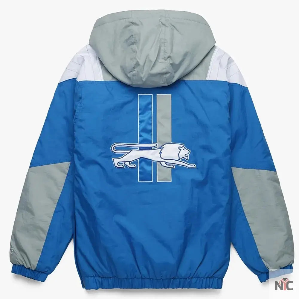 Detroit Lions Pullover Jacket NYC Jackets