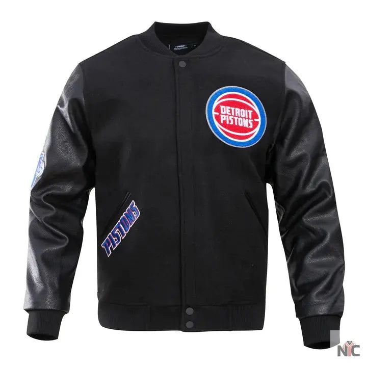Detroit Pistons Classic Wool Varsity Jacket NYC Jackets