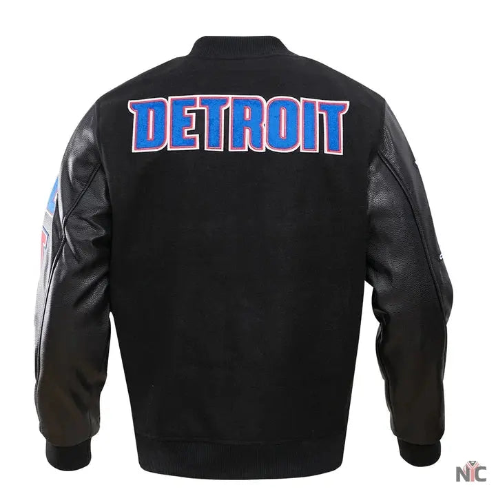 Detroit Pistons Classic Wool Varsity Jacket NYC Jackets