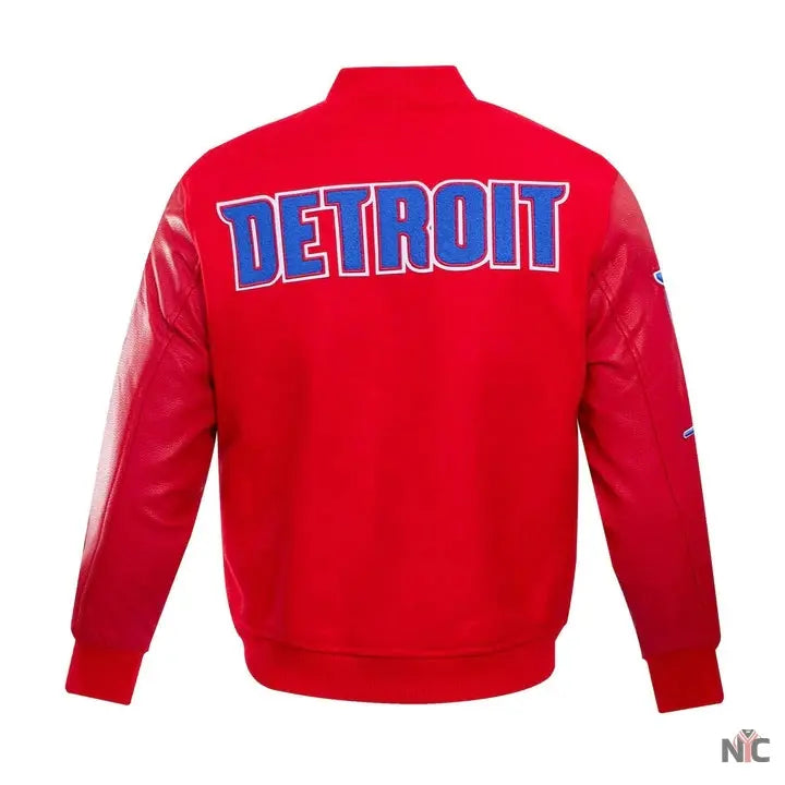 Detroit Pistons Classic Wool Varsity Jacket NYC Jackets