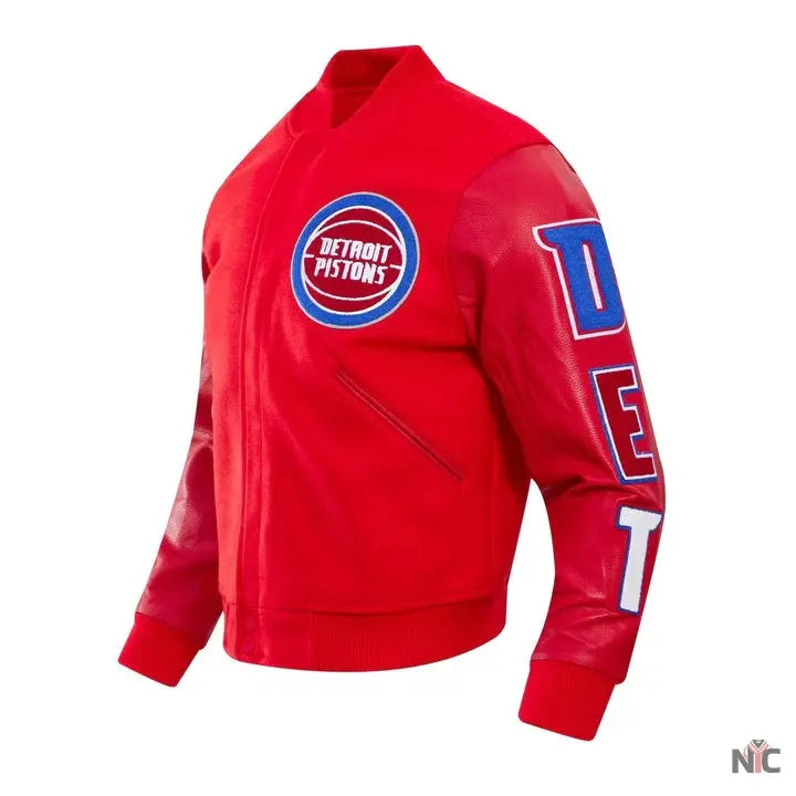 Detroit Pistons Classic Wool Varsity Jacket NYC Jackets