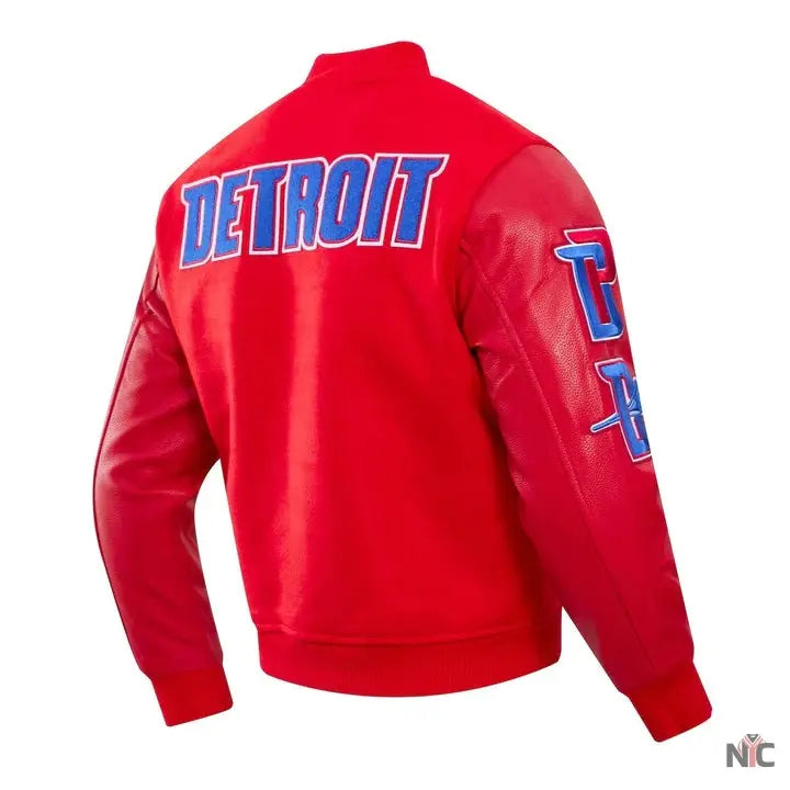 Detroit Pistons Classic Wool Varsity Jacket NYC Jackets