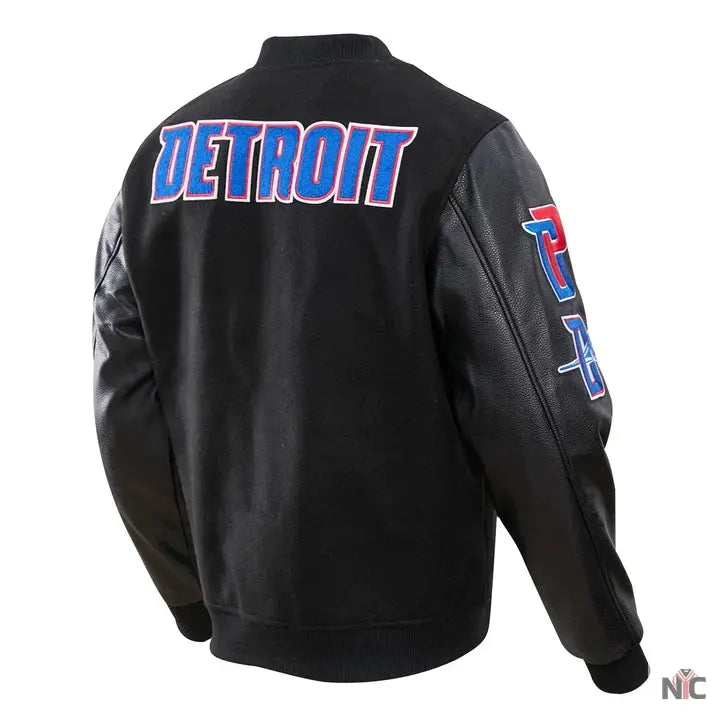 Detroit Pistons Classic Wool Varsity Jacket NYC Jackets