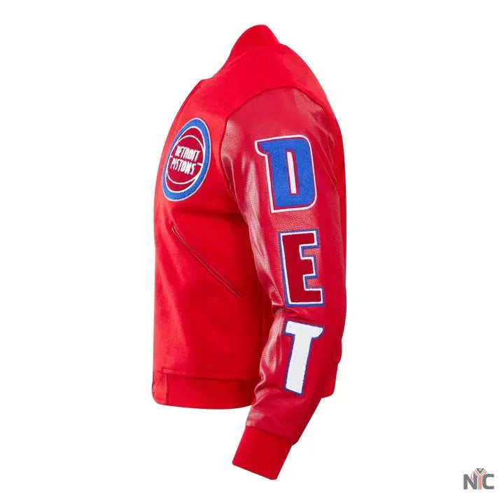 Detroit Pistons Classic Wool Varsity Jacket NYC Jackets