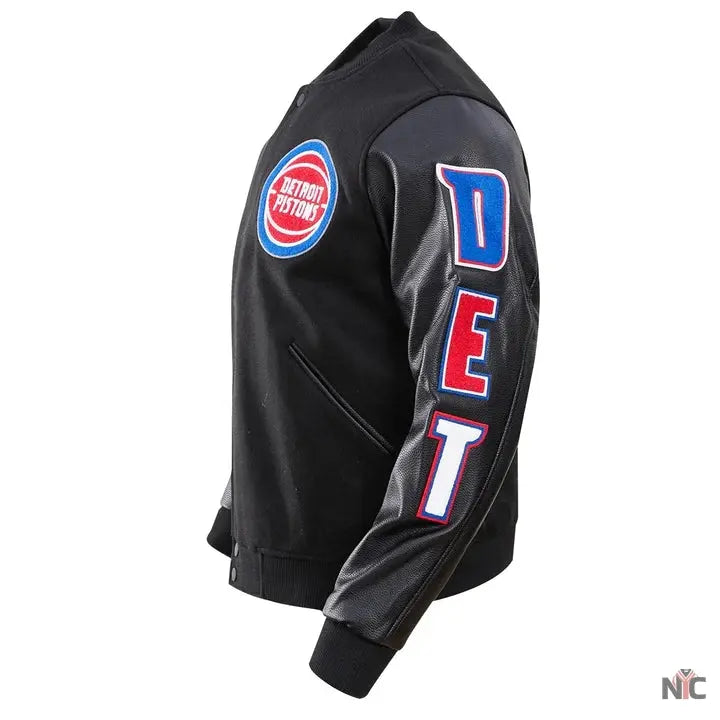 Detroit Pistons Classic Wool Varsity Jacket NYC Jackets