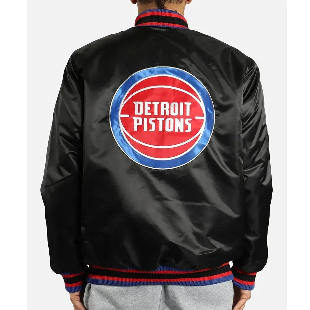 Detroit Pistons Finals Satin Jacket NYC Jackets