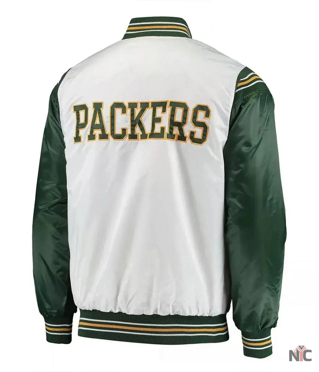 Green Bay Packers Historic Renegade Satin Jacket NYC Jackets