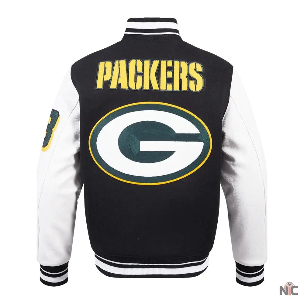 Green Bay Packers Mashup Varsity Jacket NYC Jackets