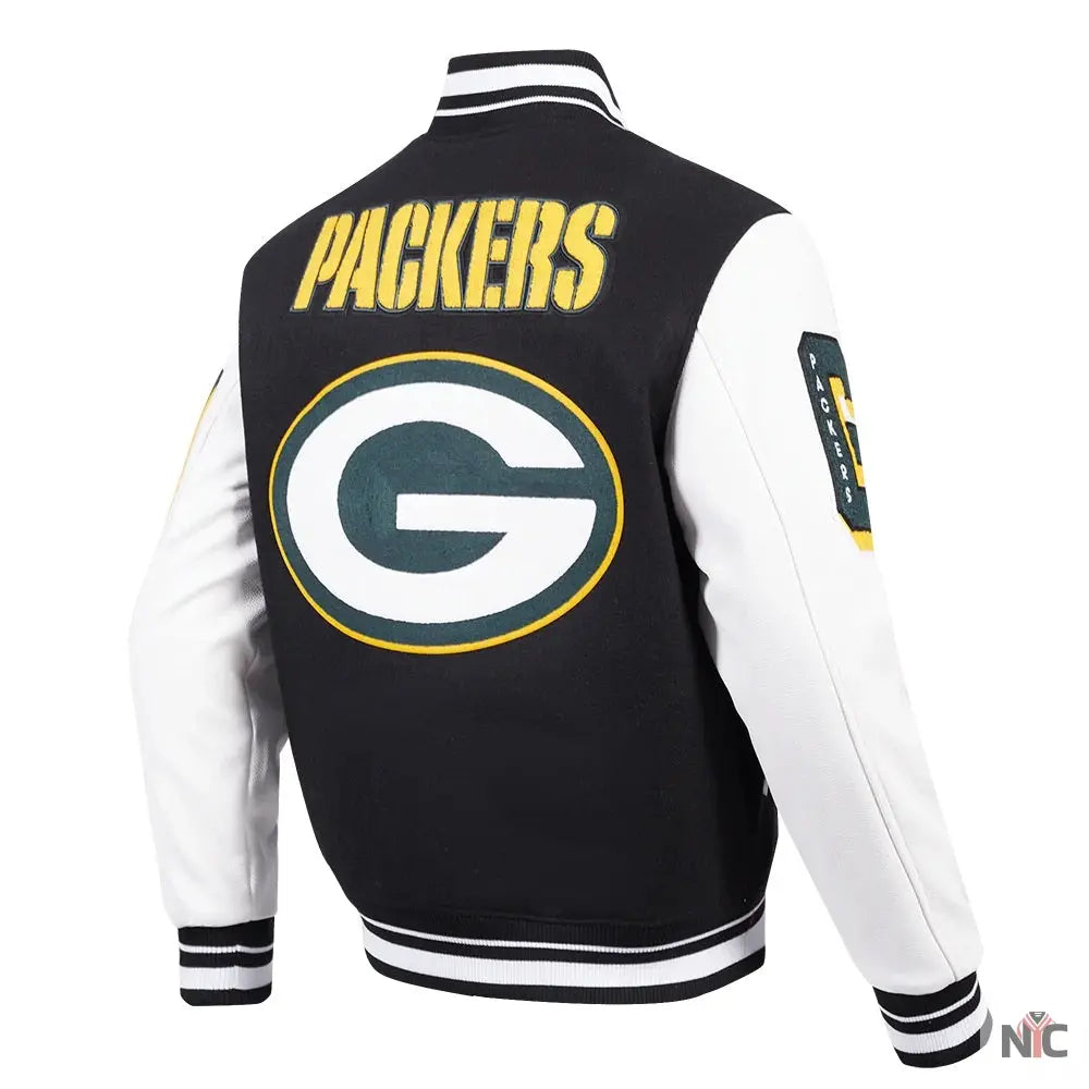 Green Bay Packers Mashup Varsity Jacket NYC Jackets