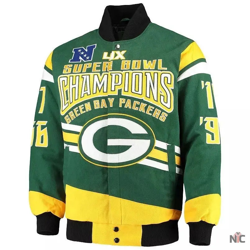 Green Bay Packers Super Bowl Championship Jacket NYC Jackets