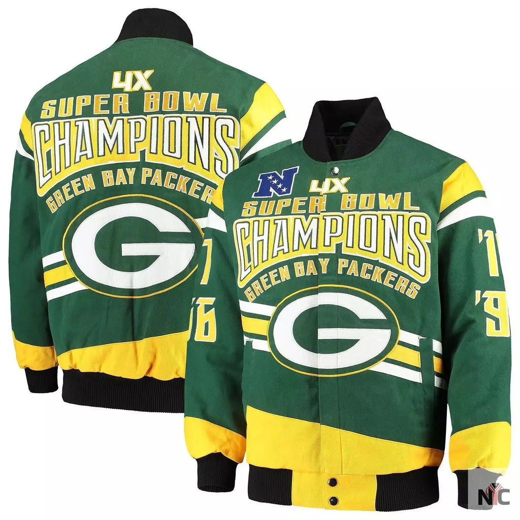 Green Bay Packers Super Bowl Championship Jacket NYC Jackets