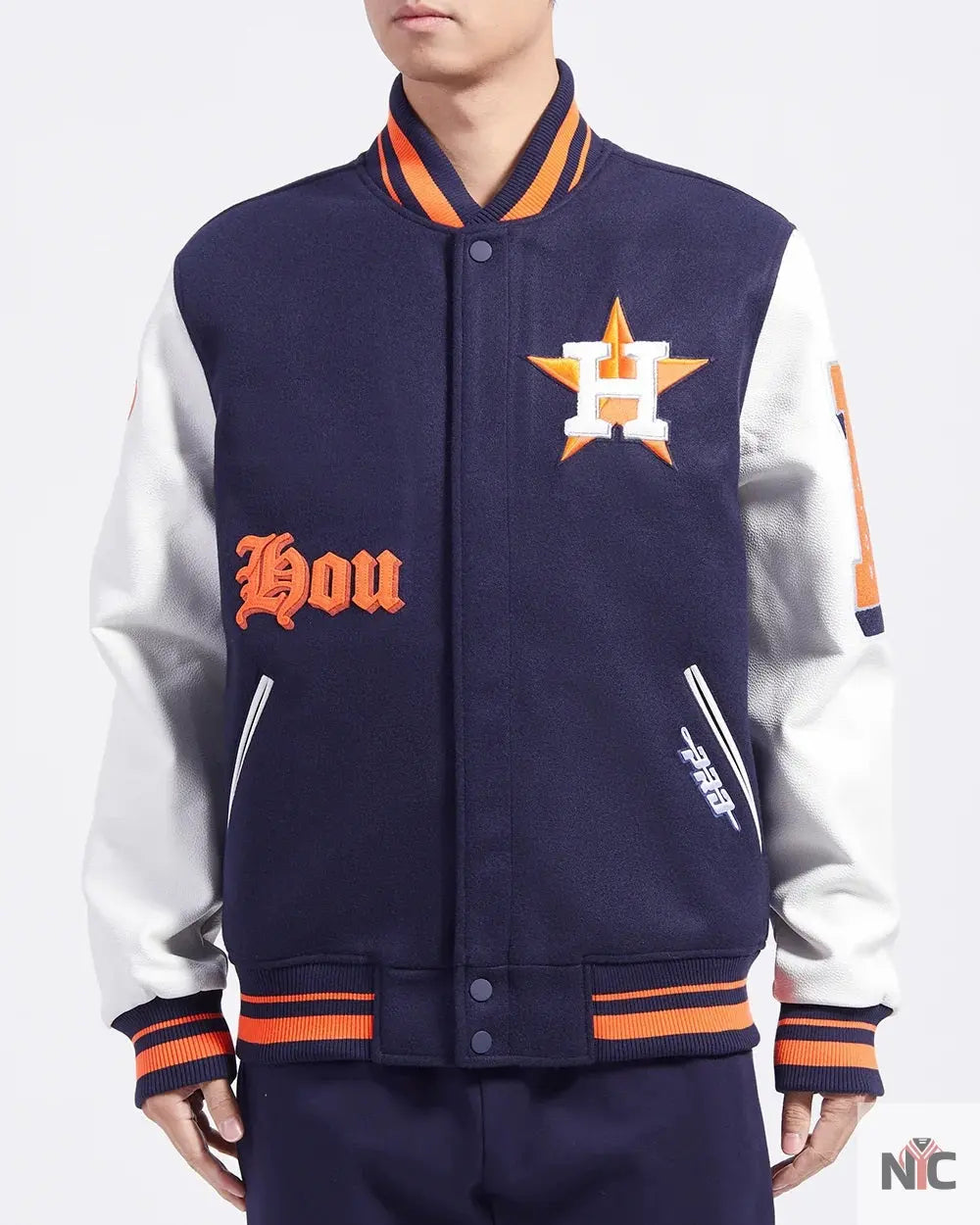 Houston Astros Old English Varsity Jacket NYC Jackets