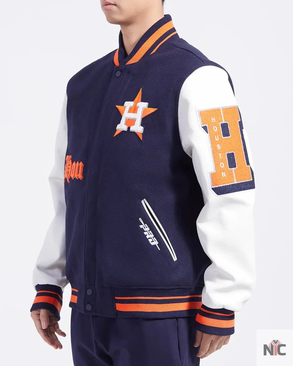 Houston Astros Old English Varsity Jacket NYC Jackets
