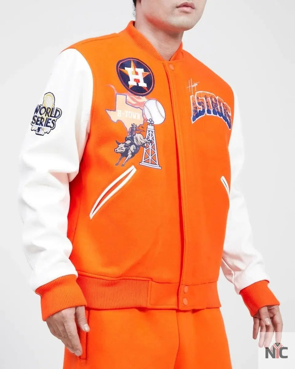 Houston Astros Retro Home Town Wool Varsity Jacket NYC Jackets