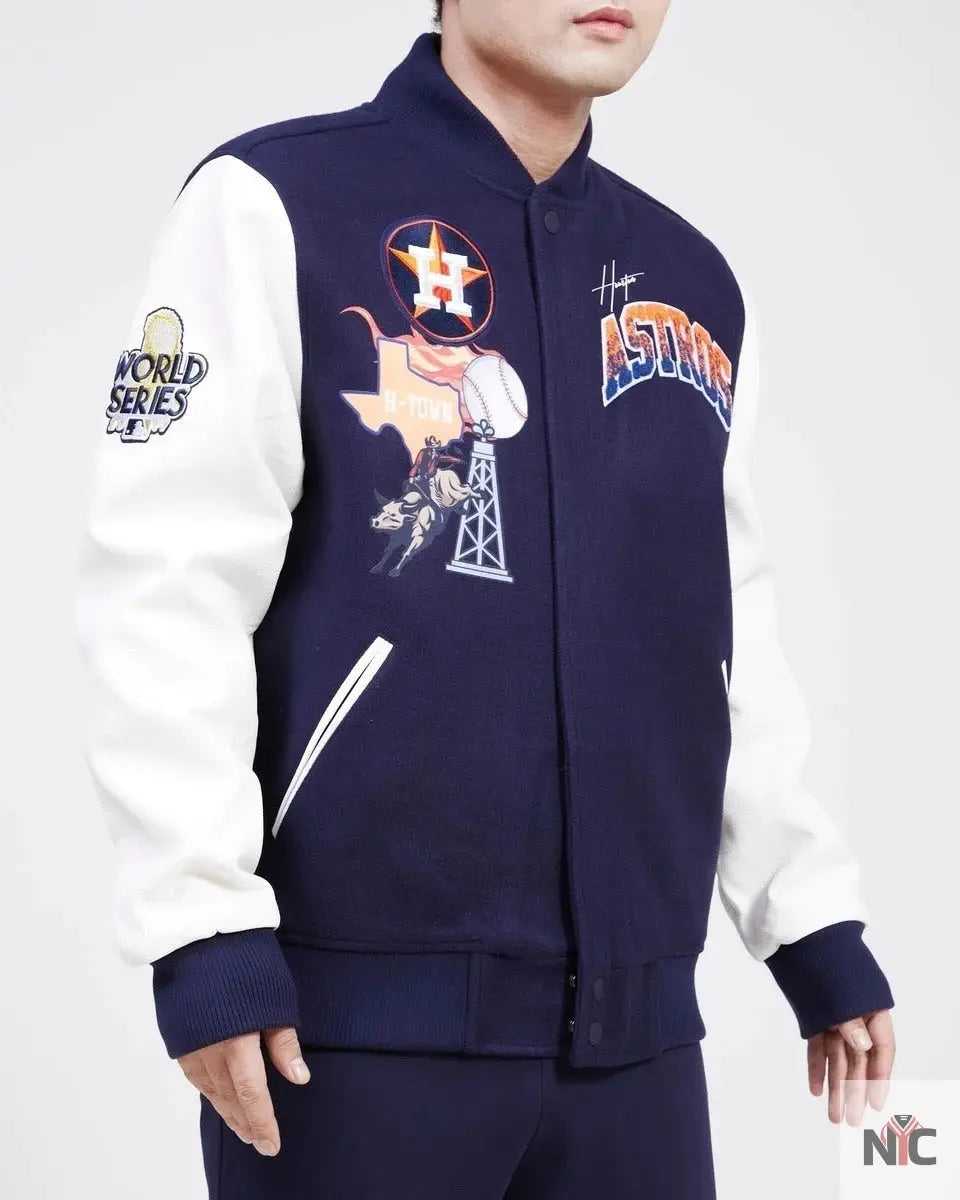 Houston Astros Retro Home Town Wool Varsity Jacket NYC Jackets