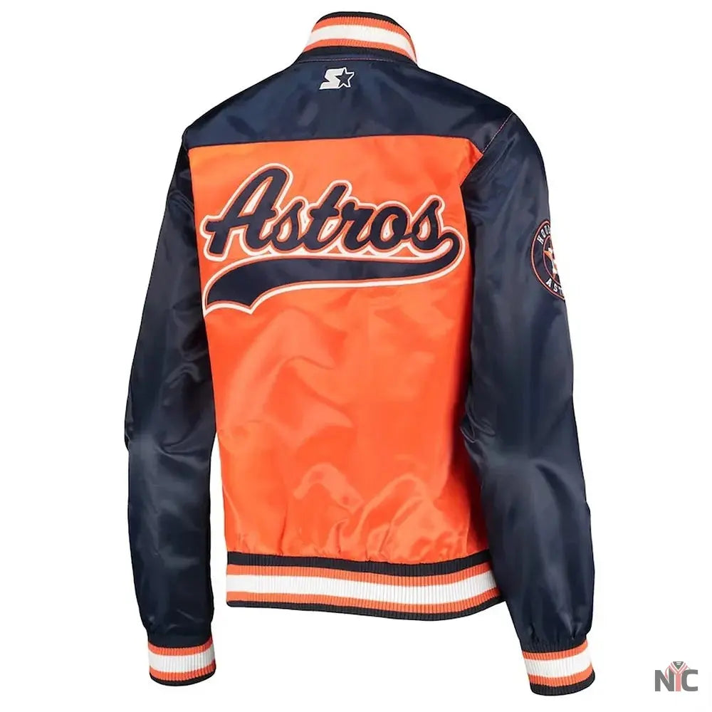 Houston Astros The Legend Satin Jacket NYC Jackets