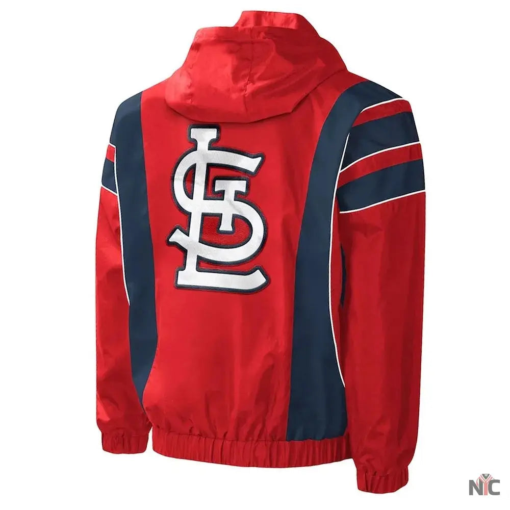 Impact St. Louis Cardinals Half-Zip Hoodie Jacket NYC Jackets