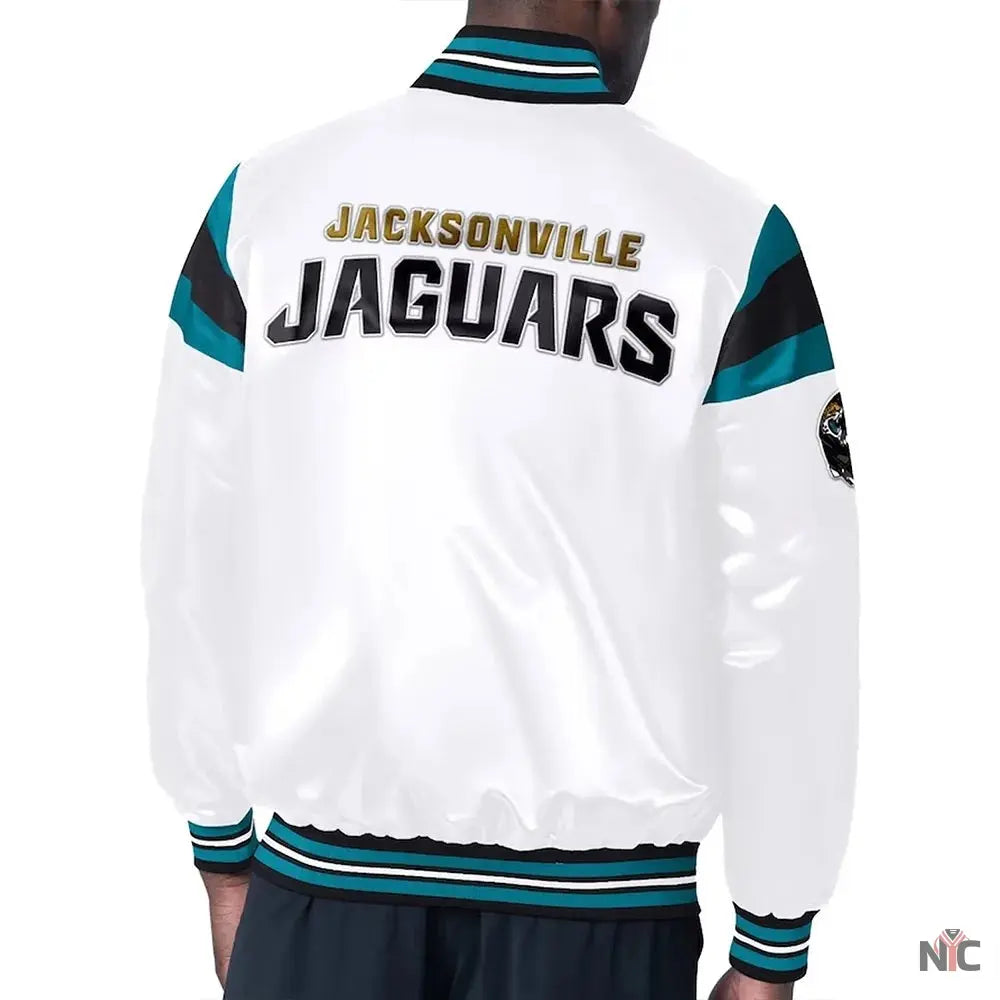 Jacksonville Jaguars Midweight Satin Jacket NYC Jackets