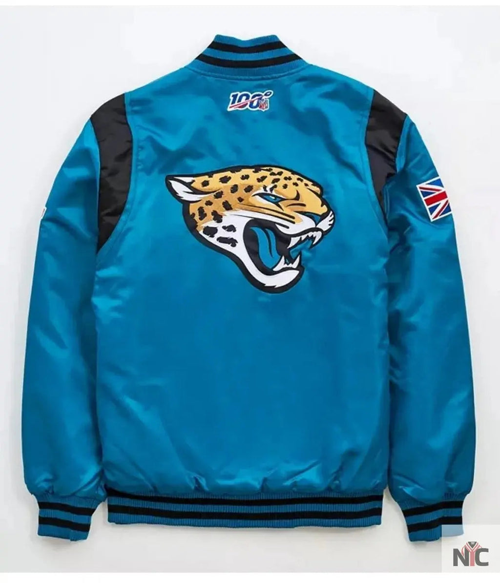 Jacksonville Jaguars Satin Jacket NYC Jackets