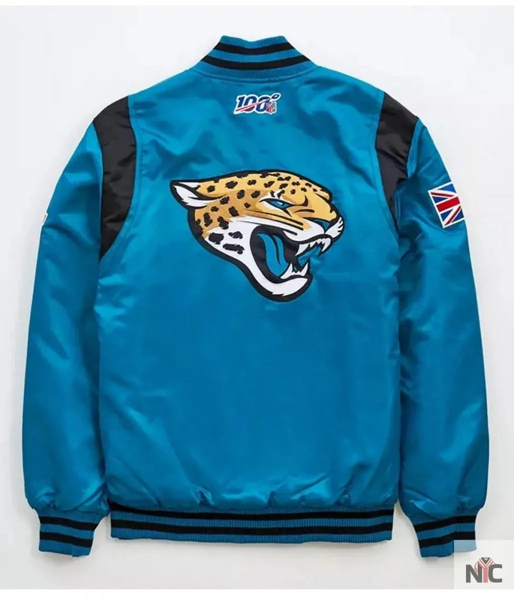 Jacksonville Jaguars Satin Jacket NYC Jackets