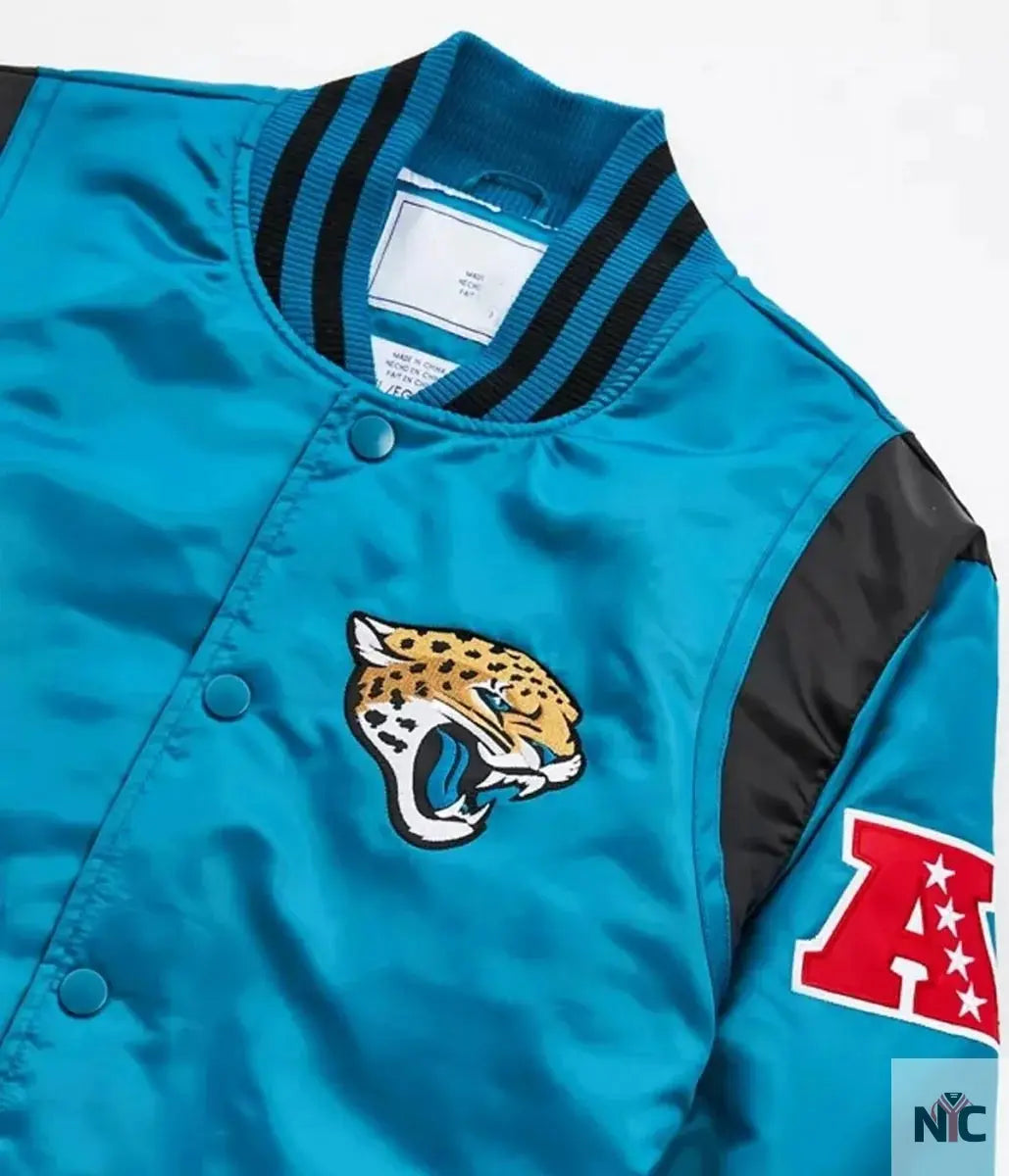 Jacksonville Jaguars Satin Jacket NYC Jackets