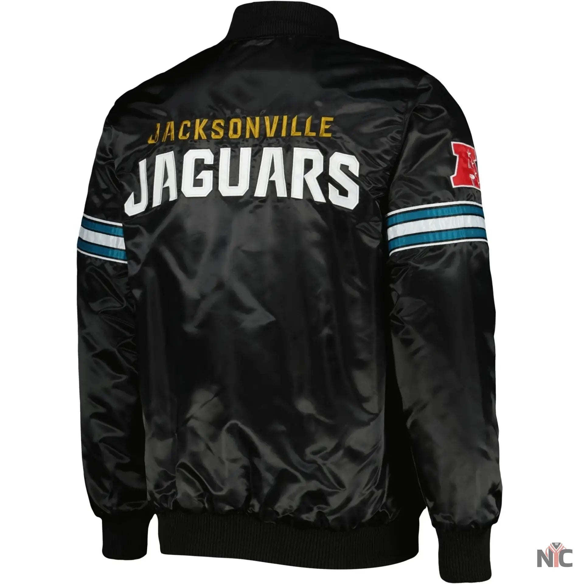 Jacksonville Jaguars Starter The Pick and Roll Satin Jacket NYC Jackets