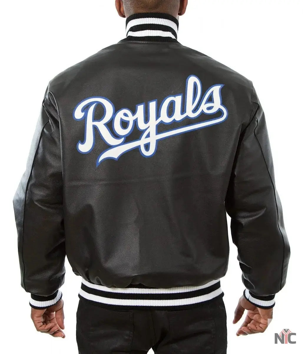Kansas City Royals Letterman Leather Jacket NYC Jackets