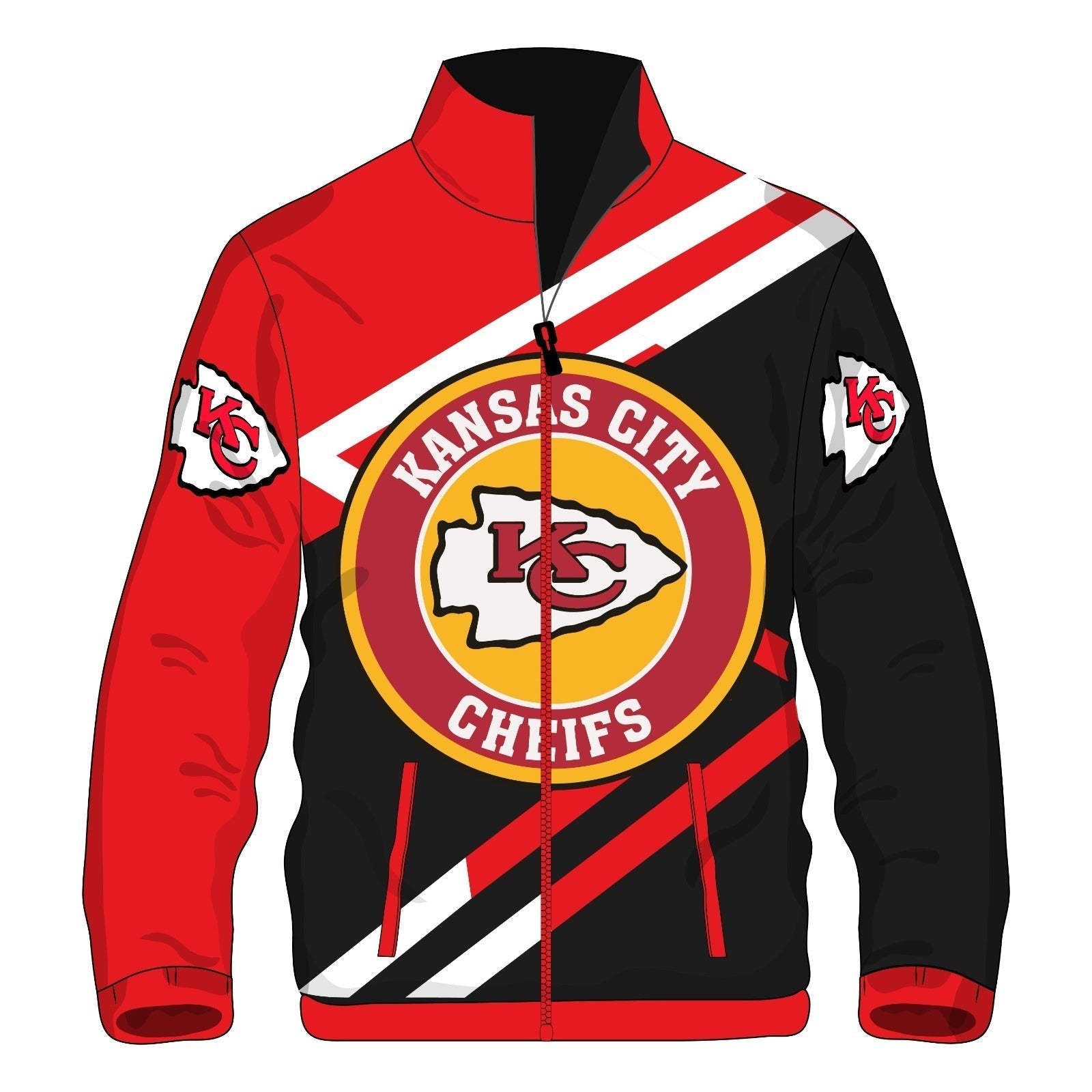 Kansas City Chiefs Super Bowl LVII Red and Black Jacket USA Jackets