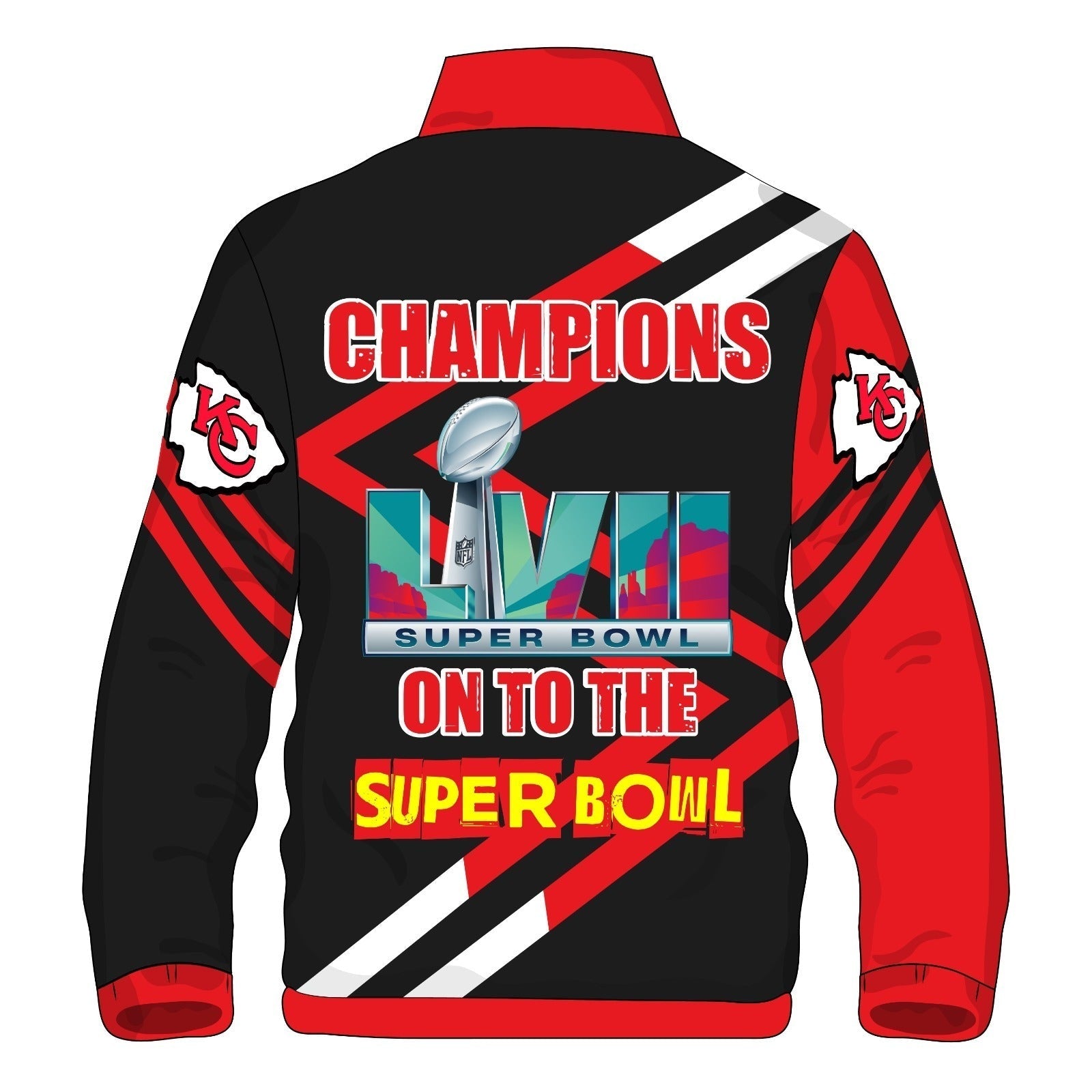 Kansas City Chiefs Super Bowl LVII Red and Black Jacket USA Jackets