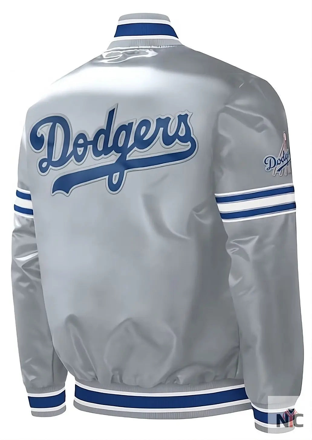 Los Angeles Dodgers Slider Gray Varsity Jacket NYC Jackets