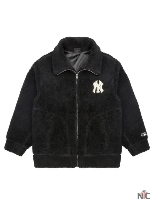 MLB 2025 New York Yankees Unisex Sherpa Jacket NYC Jackets