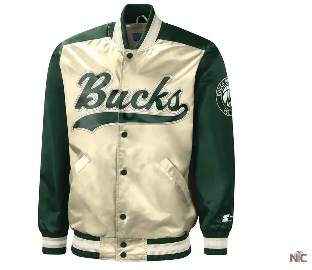 Milwaukee Bucks The Tradition II Satin Jacket NYC Jackets