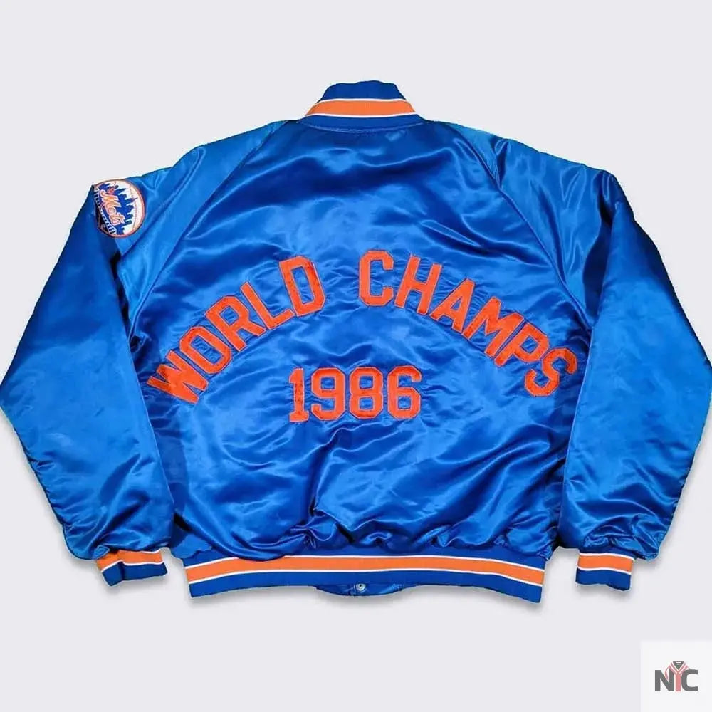 NY Mets 1986 World Champs Jacket NYC Jackets