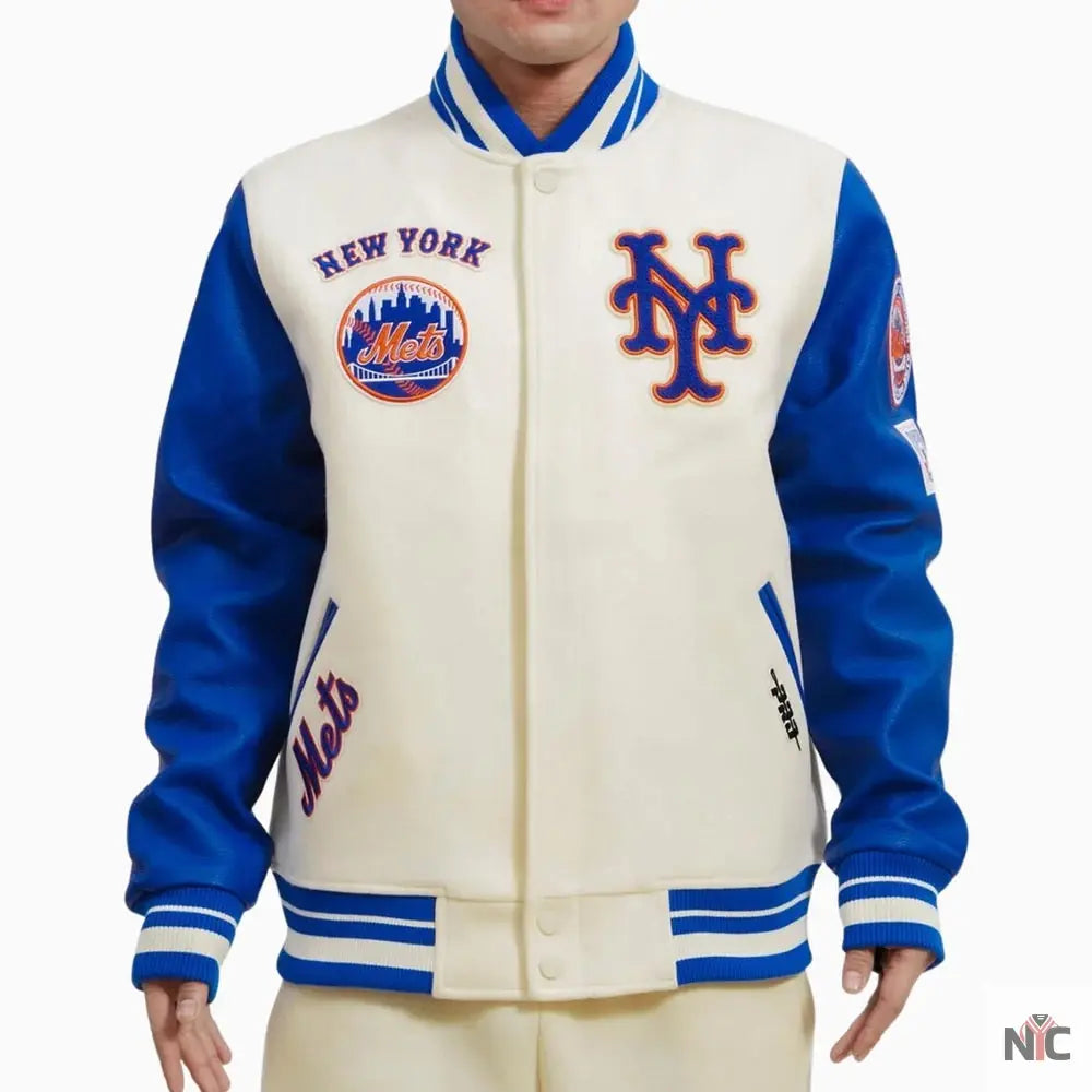 New York Mets Kate Upton Varsity Jacket NYC Jackets