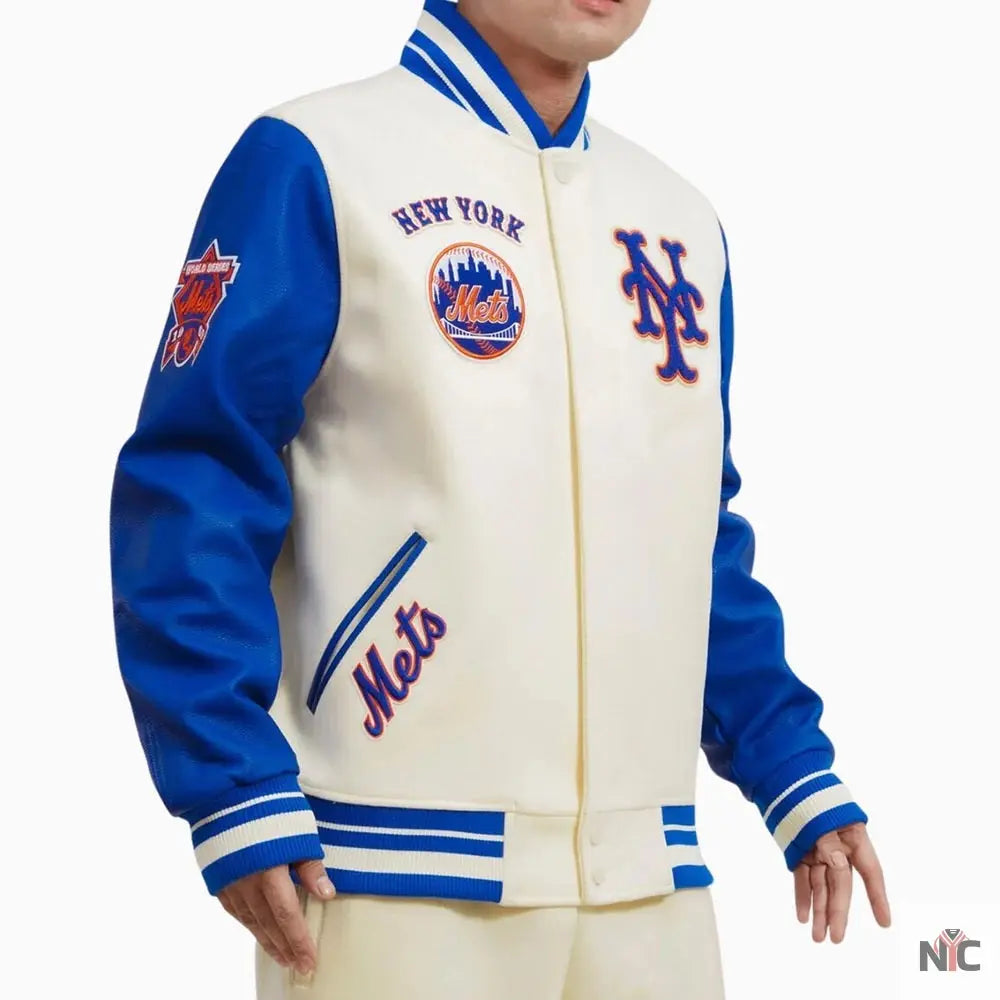 New York Mets Kate Upton Varsity Jacket NYC Jackets