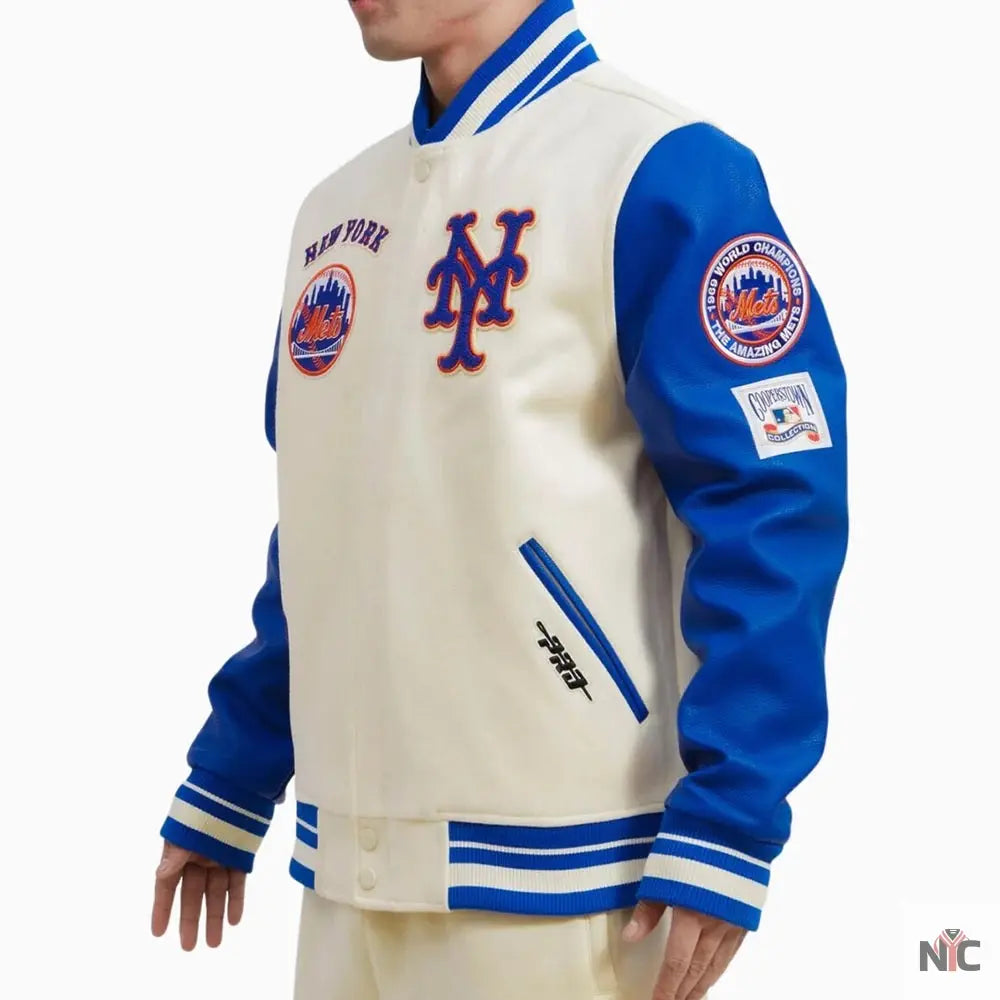 New York Mets Kate Upton Varsity Jacket NYC Jackets