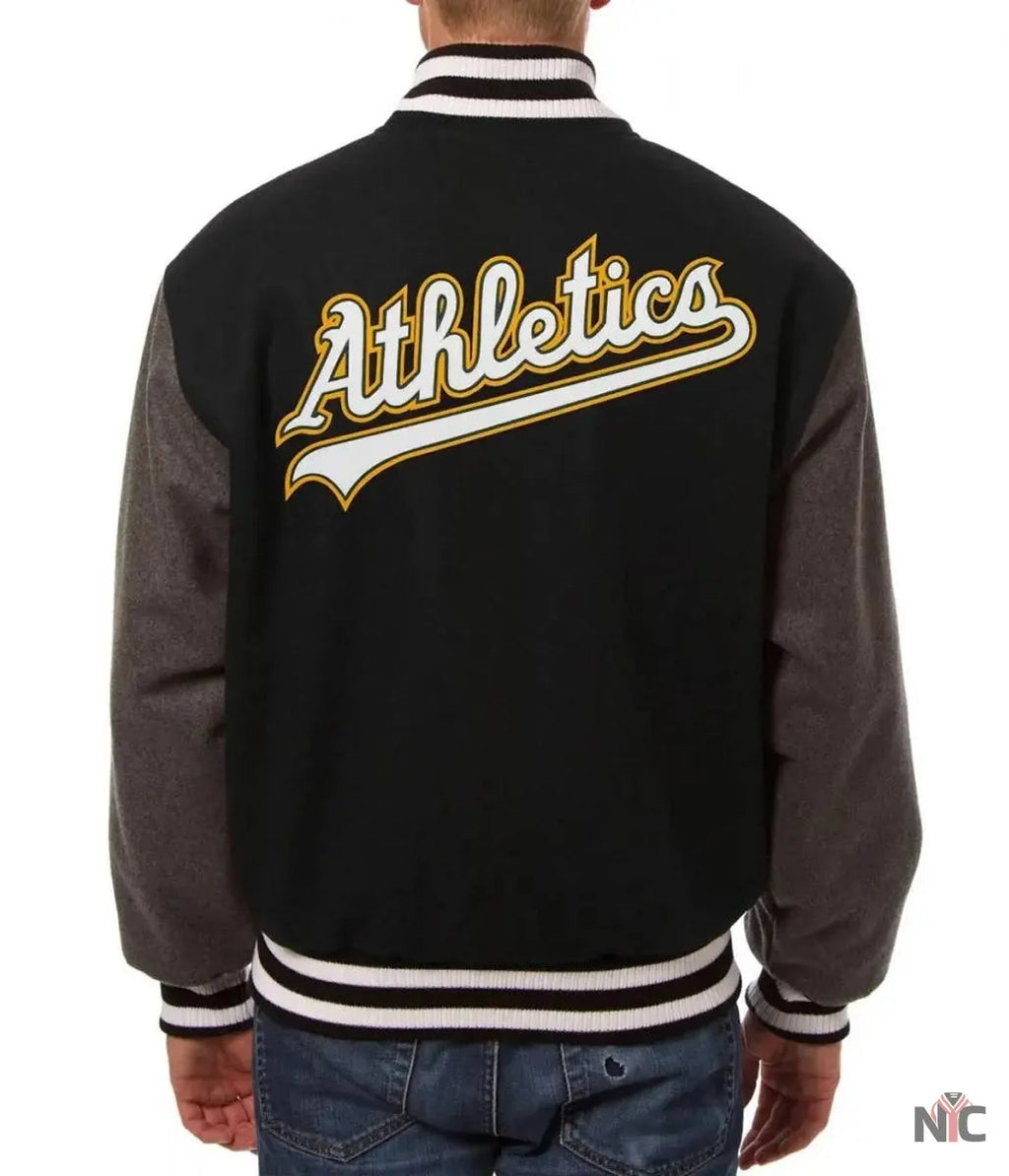 Oakland Athletics Letterman Wool Jacket NYC Jackets