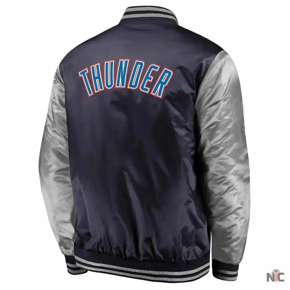 Oklahoma City Thunder Starter Satin Jacket NYC Jackets