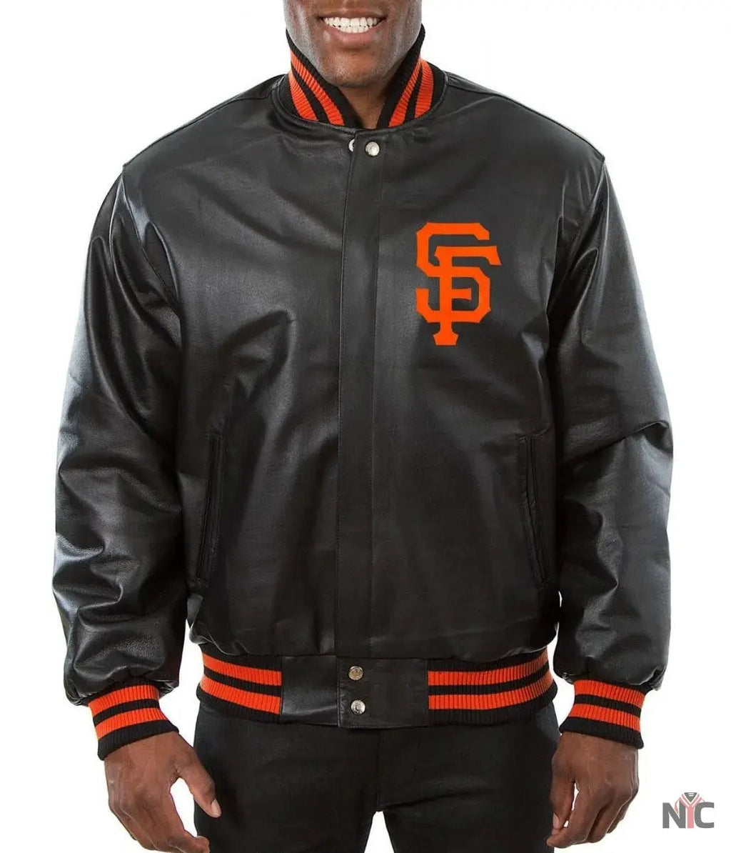 San Francisco Giants Leather Jacket NYC Jackets