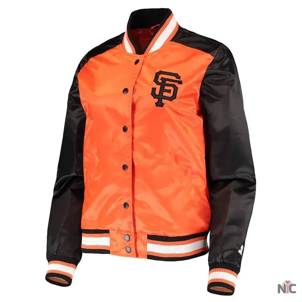 San Francisco Giants The Legend Satin Jacket NYC Jackets