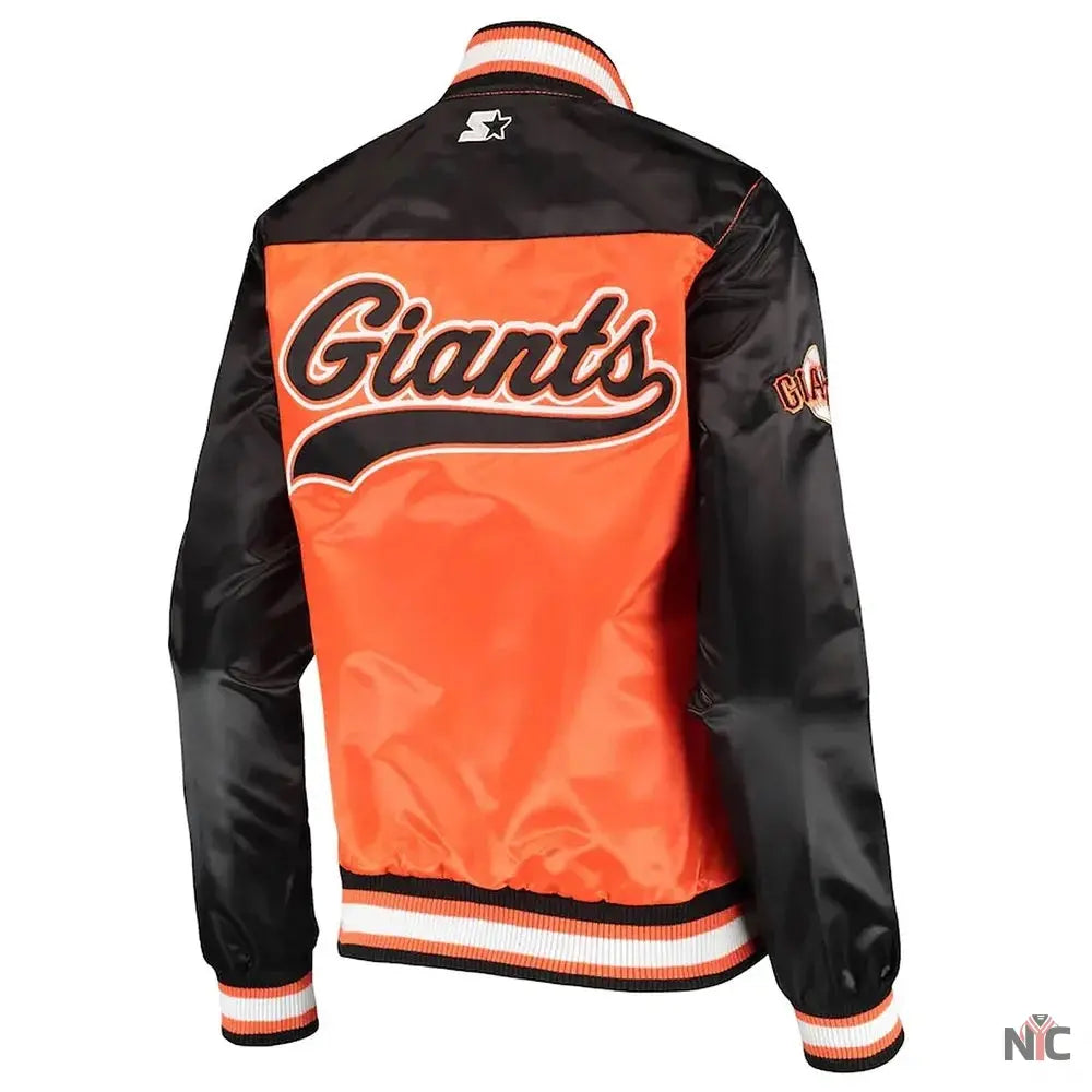 San Francisco Giants The Legend Satin Jacket NYC Jackets