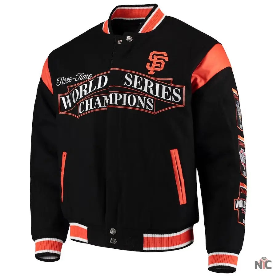 San Francisco Giants World Series Champions Full-Snap Jacket NYC Jackets