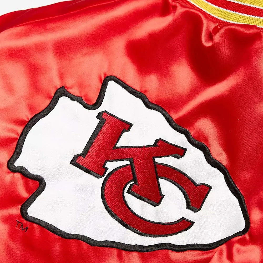 Kansas City Chiefs Varsity Red Satin Jacket USA Jackets